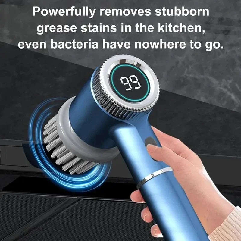 New Electric Pot Brush Charging Cleaning Dishwashing