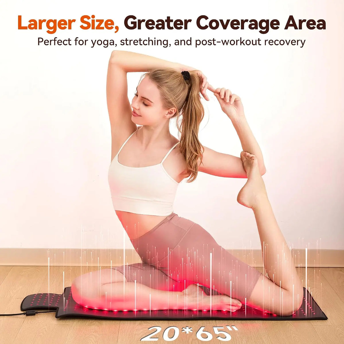 Extra Large Red Light Therapy Blanke Mat for full Body