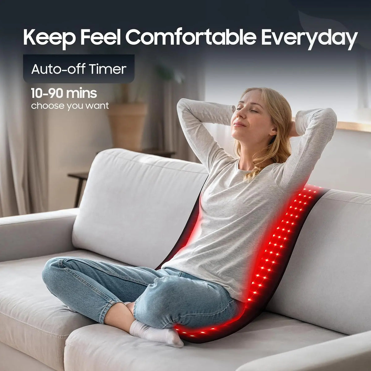 Extra Large Red Light Therapy Blanke Mat for full Body