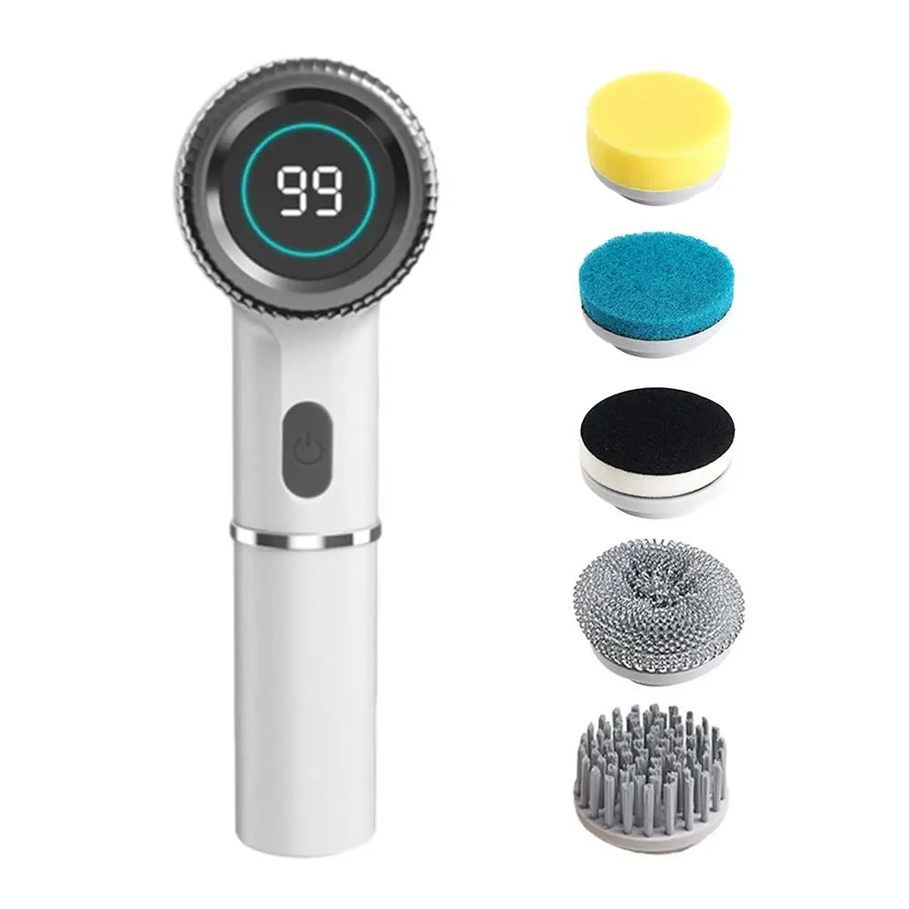 New Electric Pot Brush Charging Cleaning Dishwashing