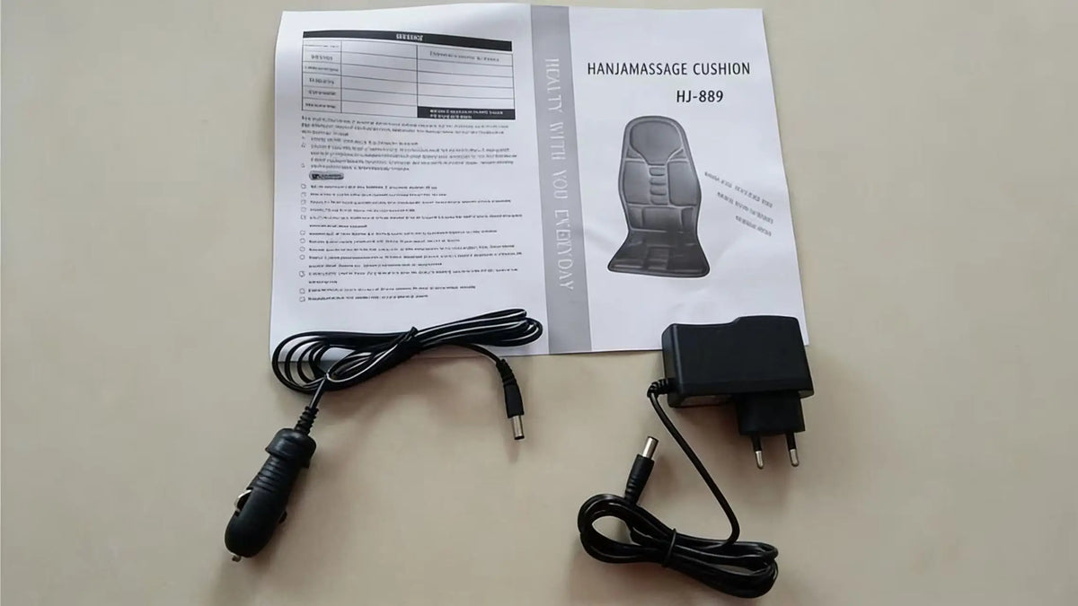 Home Car Massage Cushion Multifunctional Combines Neck Waist Vibration Seat Cushion Fullbody Electric Heating Car Massage Device