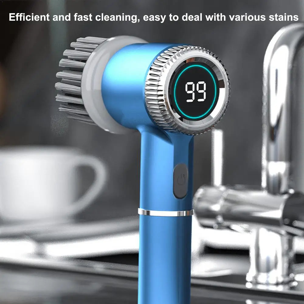 New Electric Pot Brush Charging Cleaning Dishwashing
