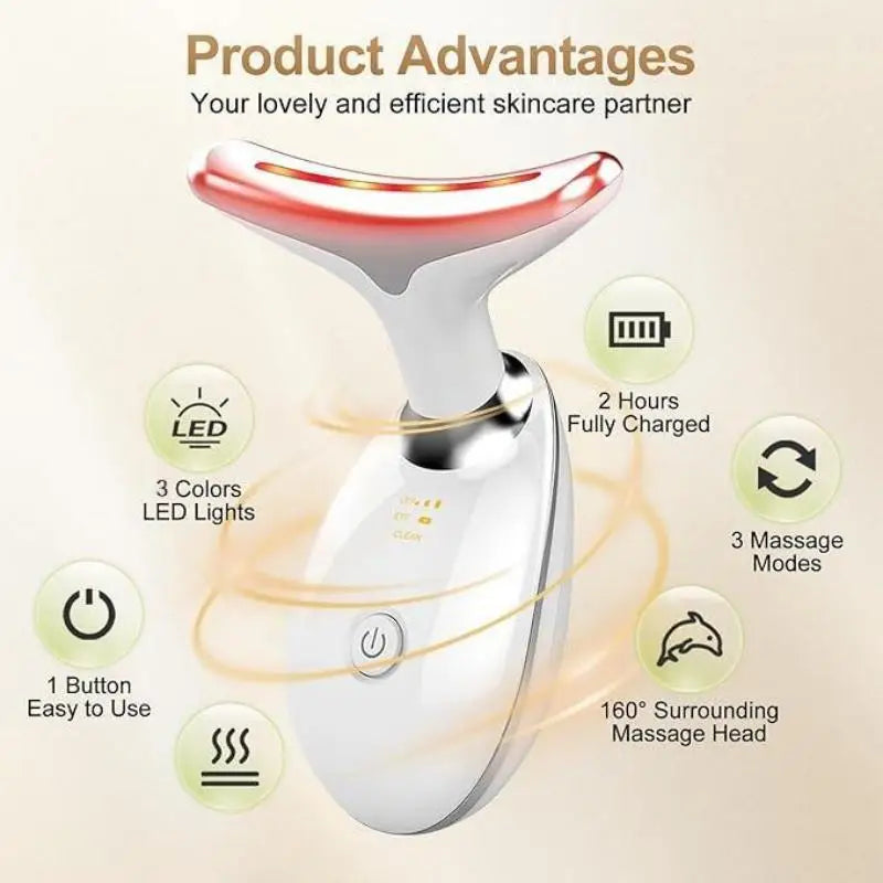 Neck Massager Portable Micro Current Facial Beauty