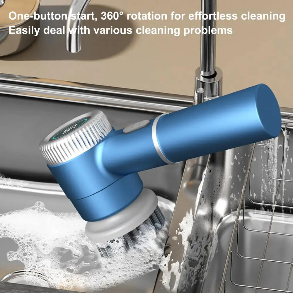 New Electric Pot Brush Charging Cleaning Dishwashing