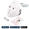 Led Facial Mask With Neck Red Light Therapy Mask For Skin